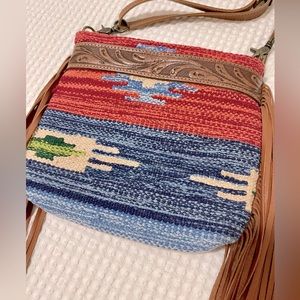 Myra Bag Leather Fringe Crossbody